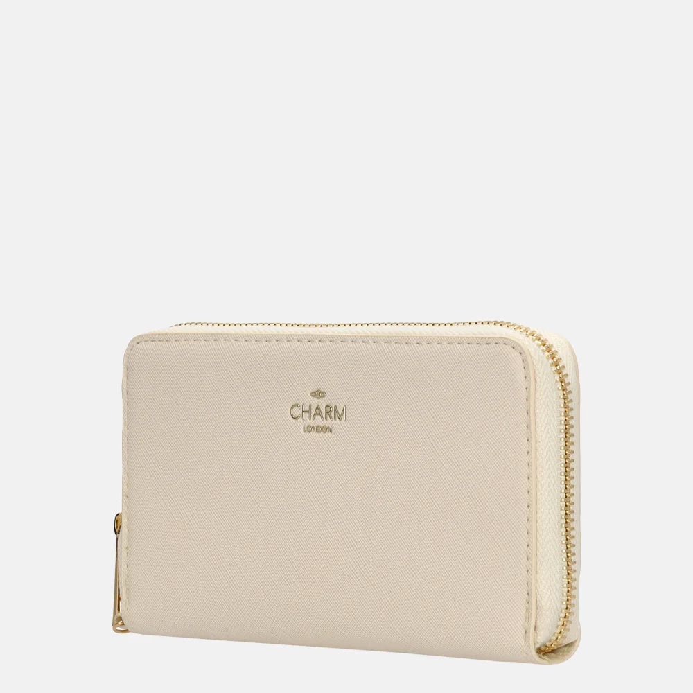 Charm London portemonnee L creme bij Duifhuizen