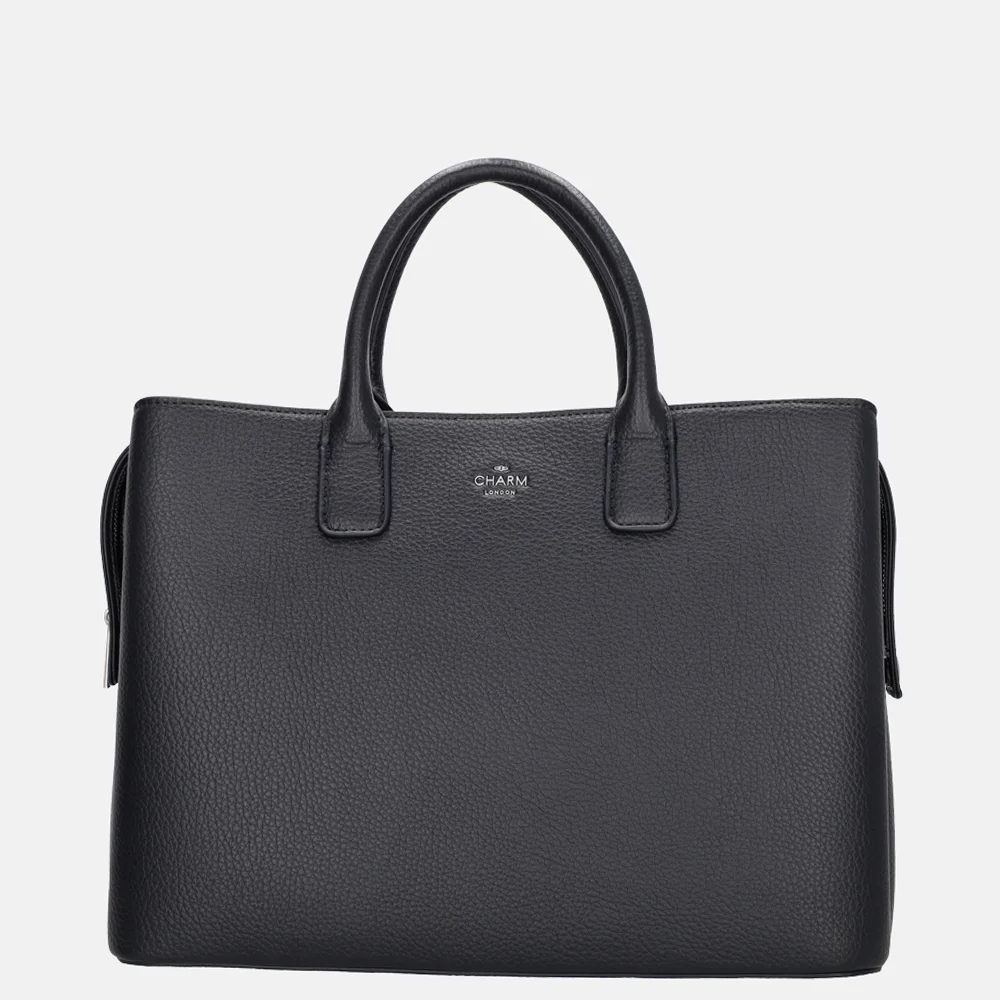 Charm London Muggiano handtas L donkerblauw bij Duifhuizen