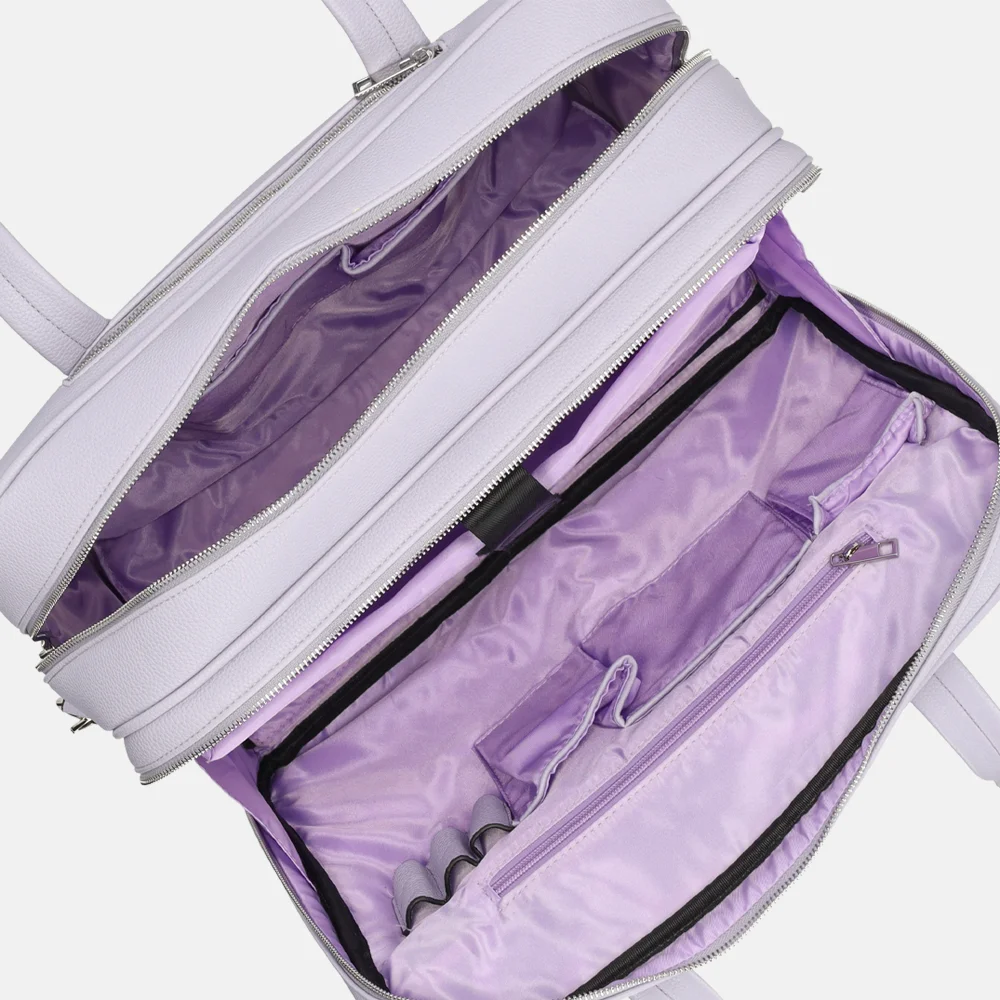 Olivia Lauren Leila business trolley 16 inch lila bij Duifhuizen
