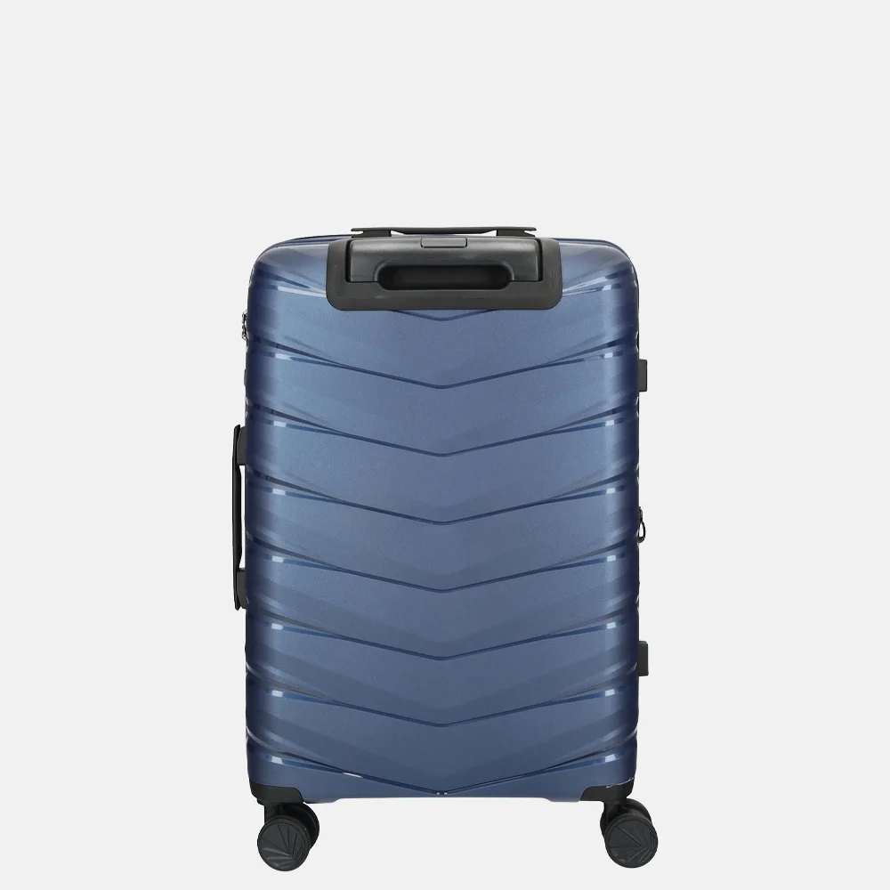 Enrico Benetti  San Francisco reiskoffer 65 cm blauw bij Duifhuizen