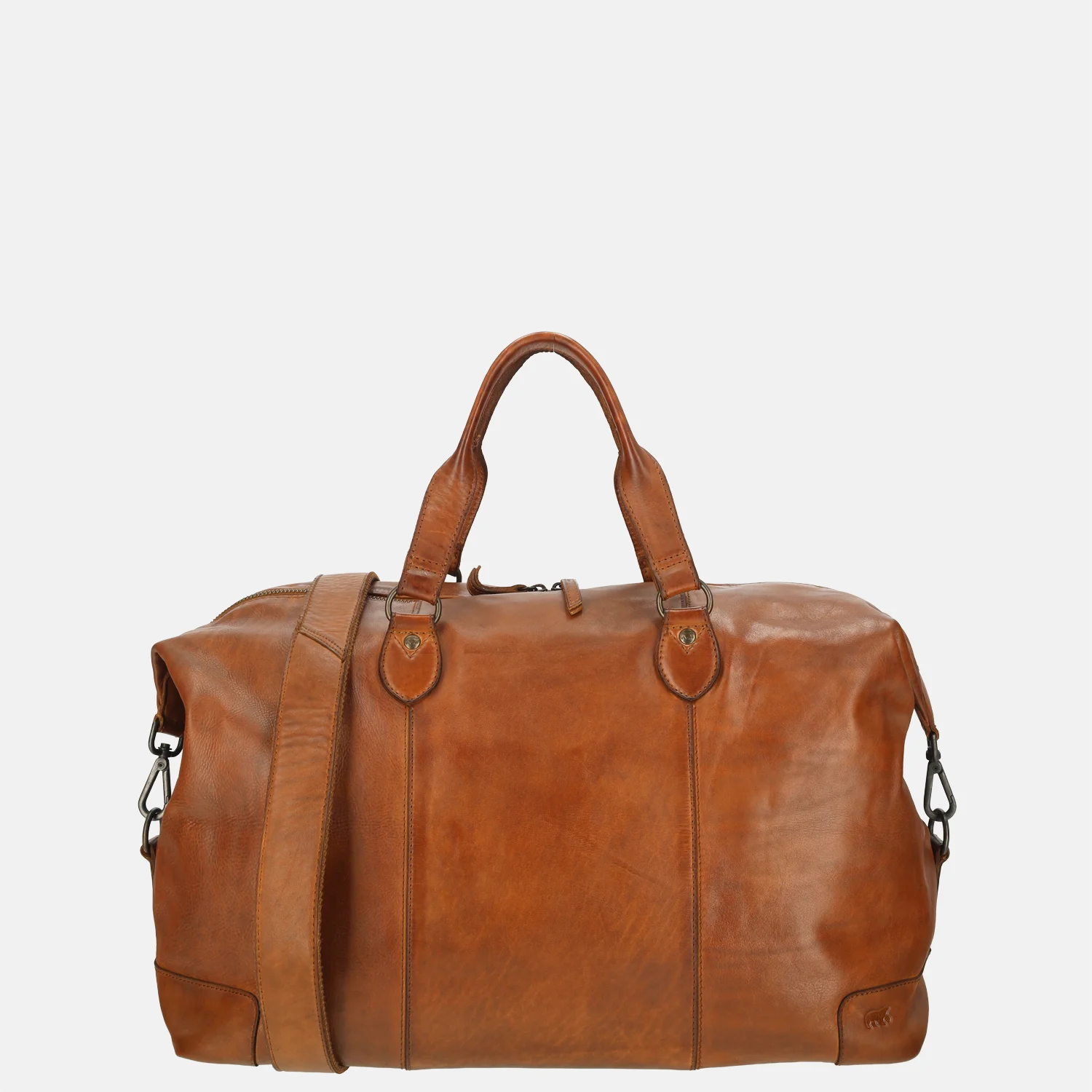 Bear Design Sam weekendtas + laptopvak cognac