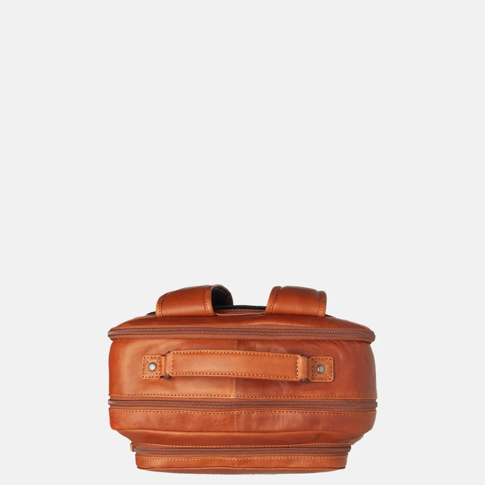 Chesterfield Lennox laptoprugzak L 16 inch cognac bij Duifhuizen