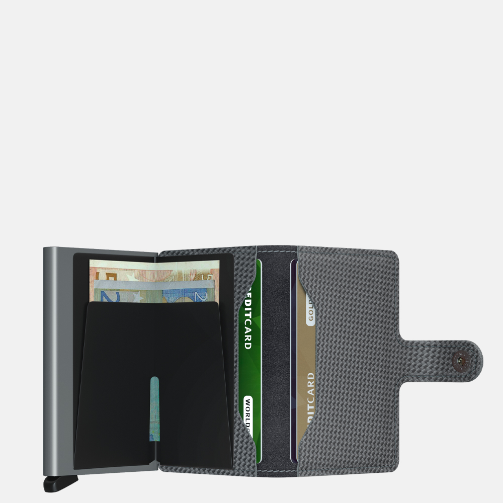 Secrid Miniwallet pasjeshouder carbon cool grey bij Duifhuizen