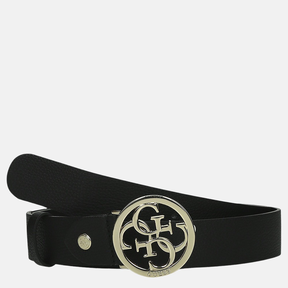 Guess Alma riem 3.5 cm black bij Duifhuizen