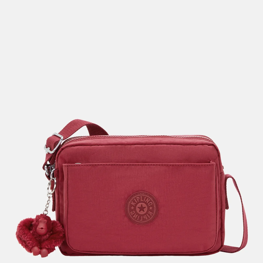 Kipling Abanu crossbody tas M funky red 021781-Rood