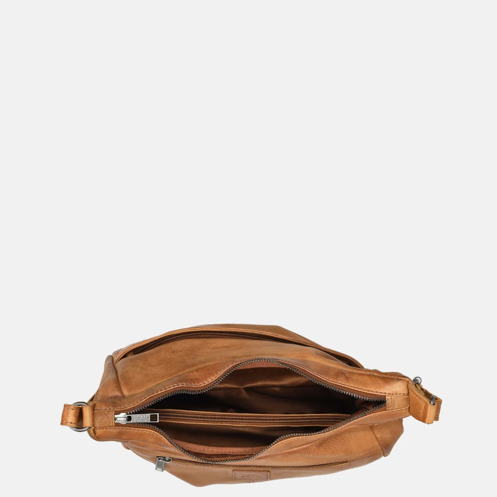 Bear Design buidel schoudertas cognac bij Duifhuizen