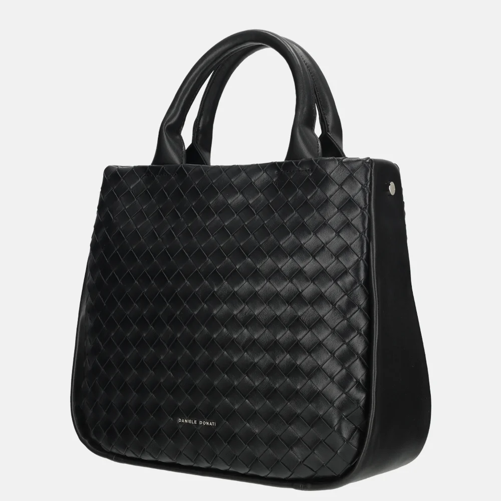 Daniele Donati handtas vlechtwerk fashion band black bij Duifhuizen