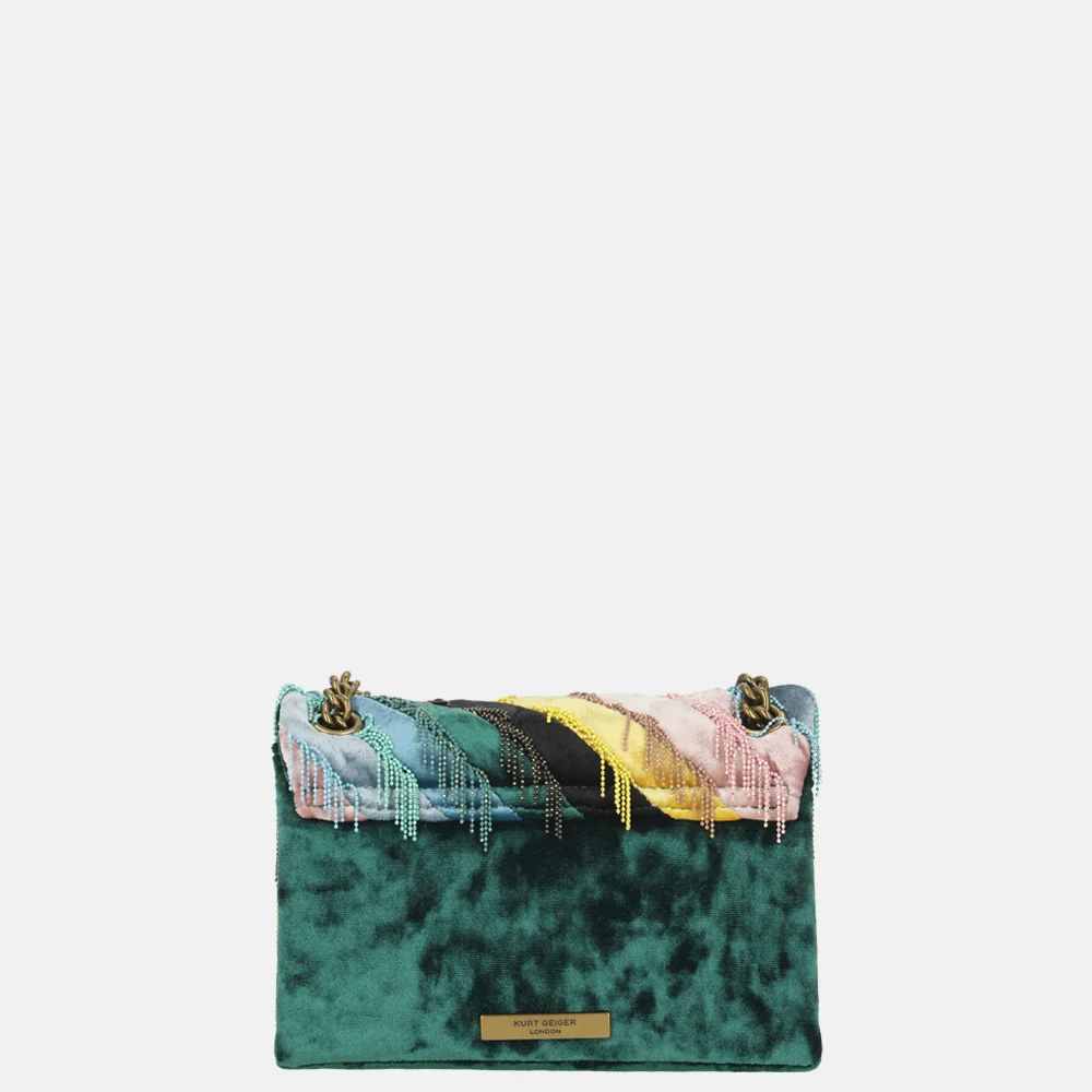 Kurt Geiger Kensington schoudertas mini pastel multi bij Duifhuizen