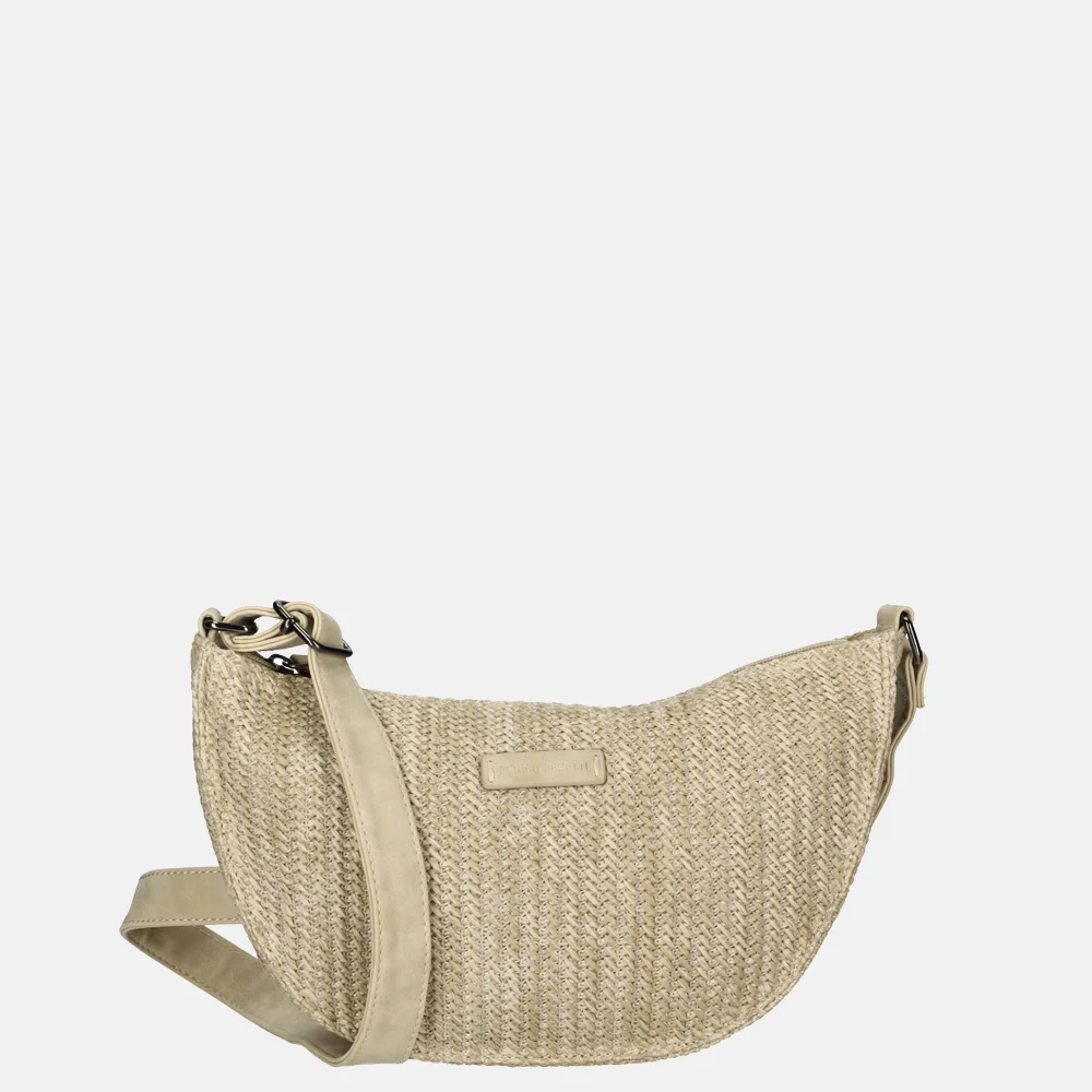 Enrico Benetti Raffia Banana crossbody tas natuur bij Duifhuizen