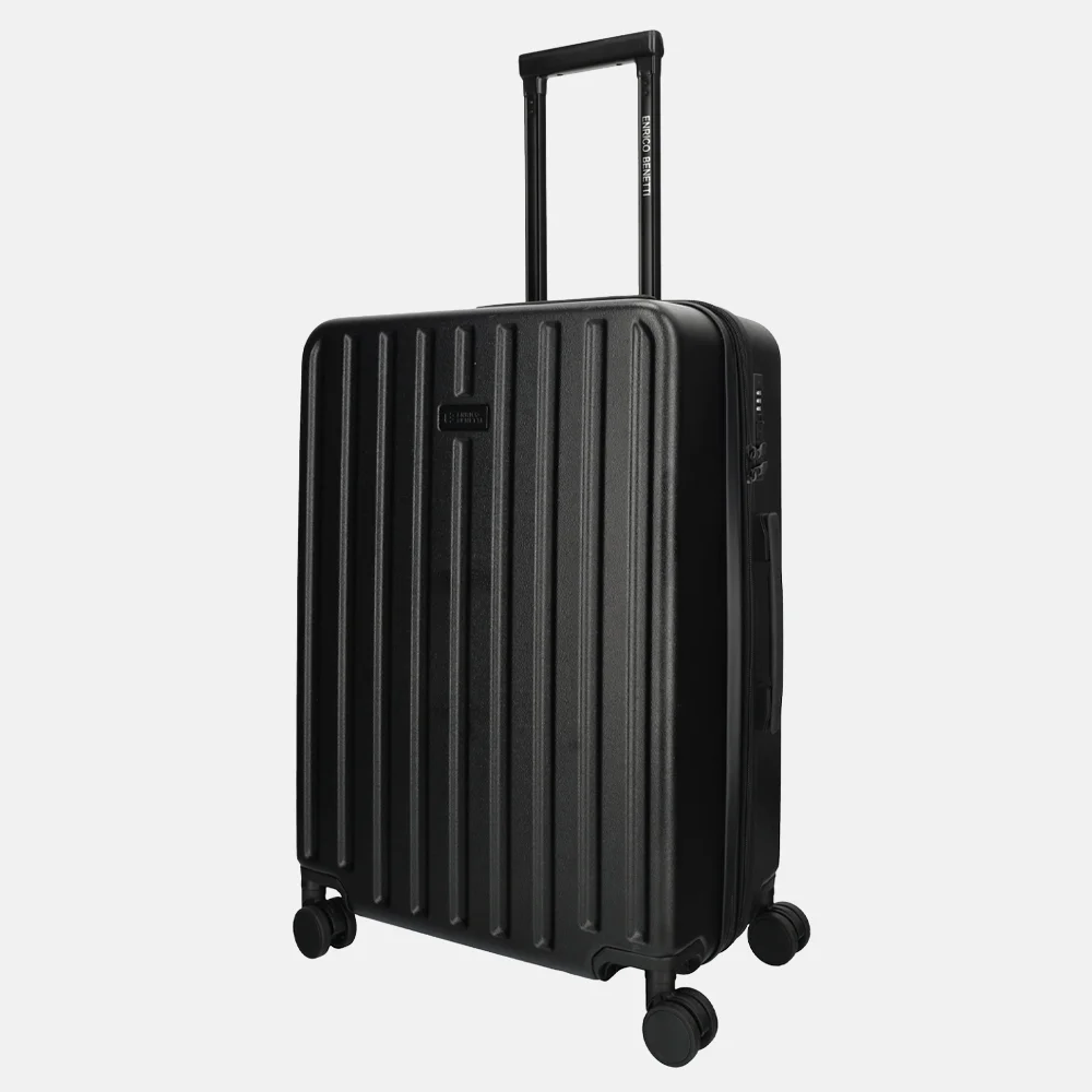 Enrico Benetti Portland kofferset 3-delig zwart bij Duifhuizen