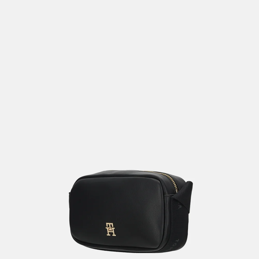 Tommy Hilfiger Logotape crossbody tas black bij Duifhuizen