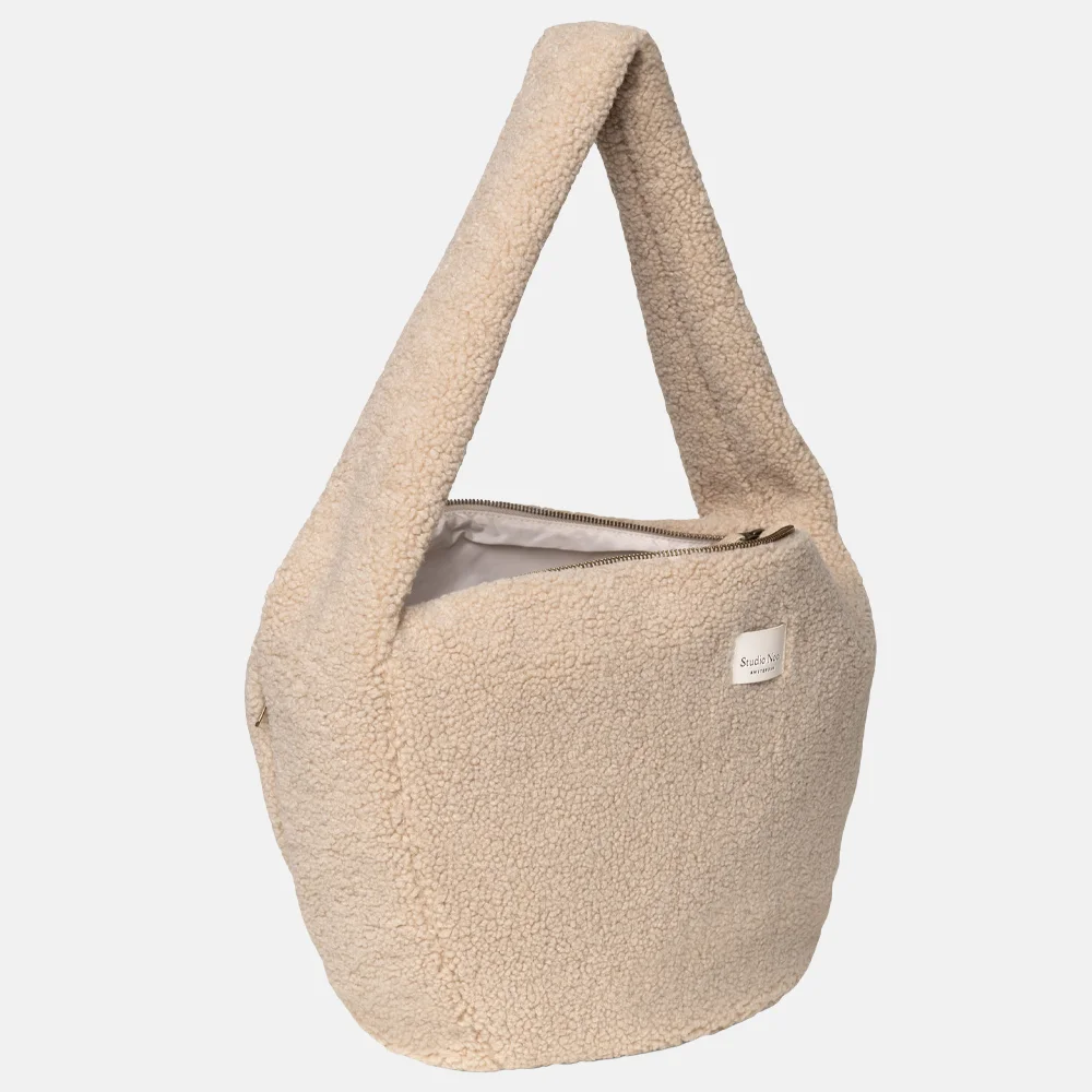 Studio Noos Teddy Maxi crossbody tas ecru bij Duifhuizen