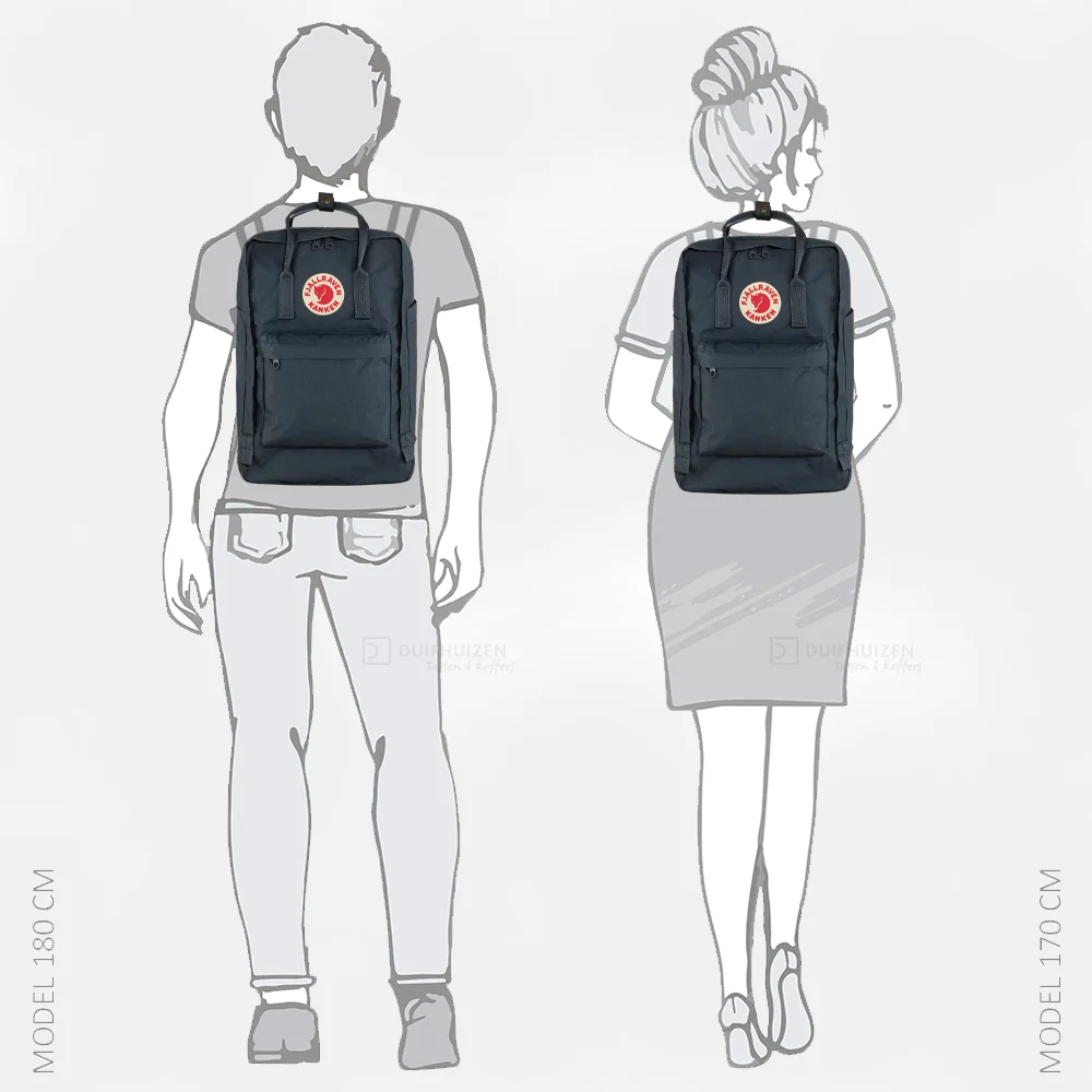 Fjallraven Kanken Laptop rugzak 17 inch navy bij Duifhuizen