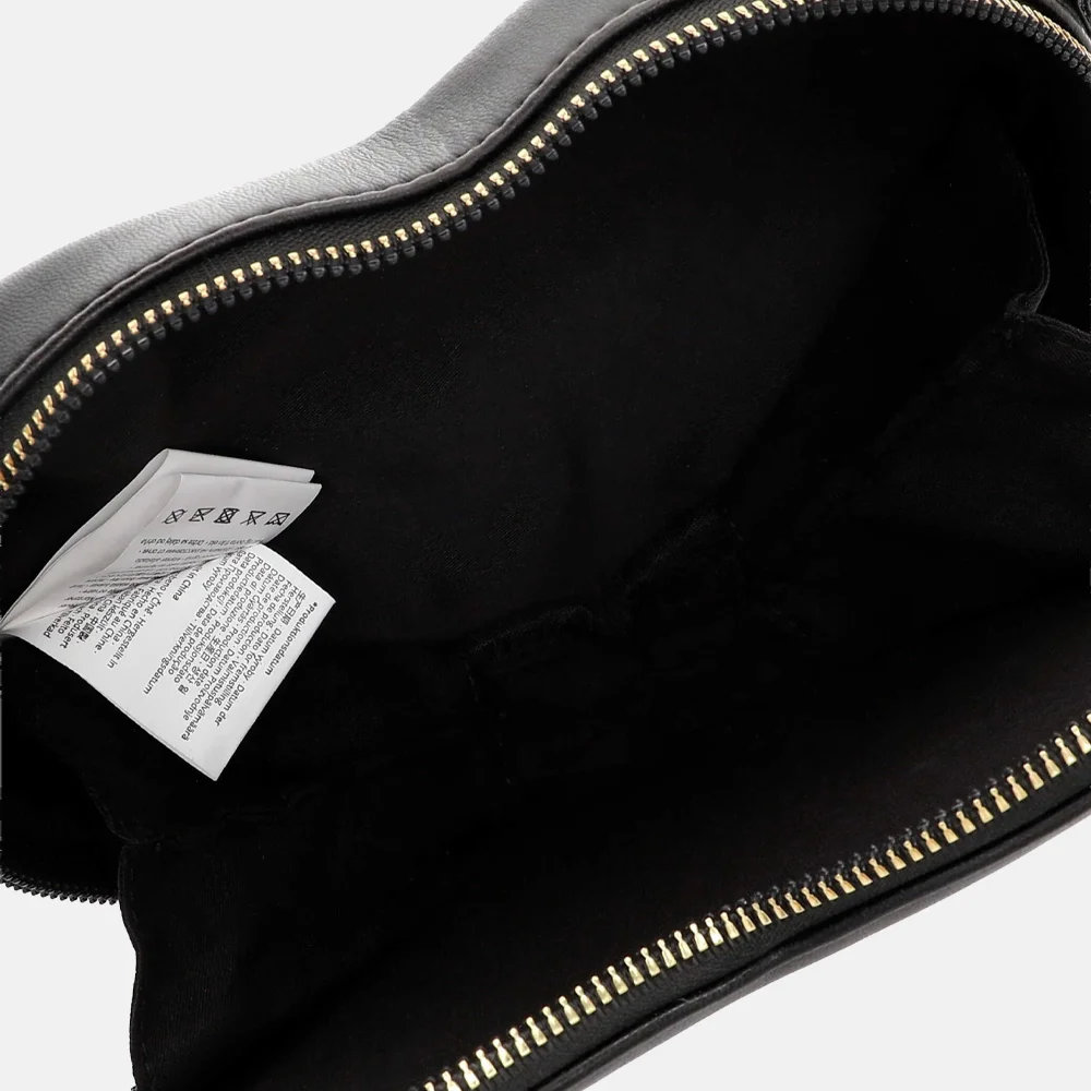 Emily & Noah Julia crossbody tas hart zwart bij Duifhuizen