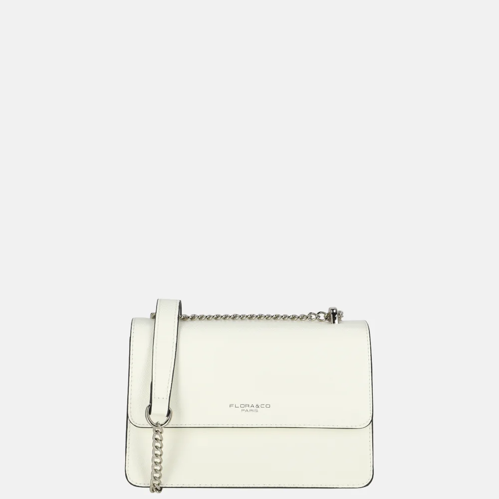 Flora & Co schoudertas white