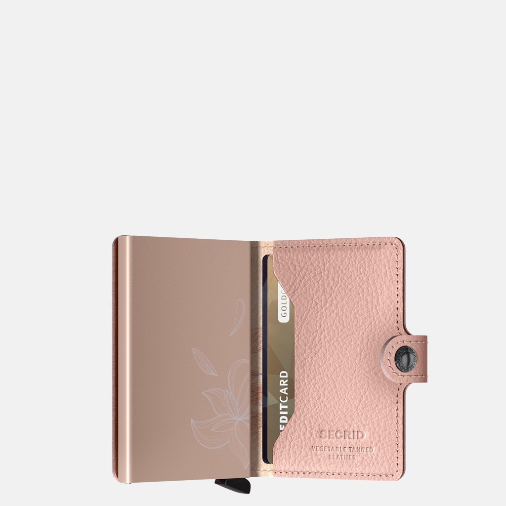Secrid Miniwallet pasjeshouder stitch magnolia rose bij Duifhuizen