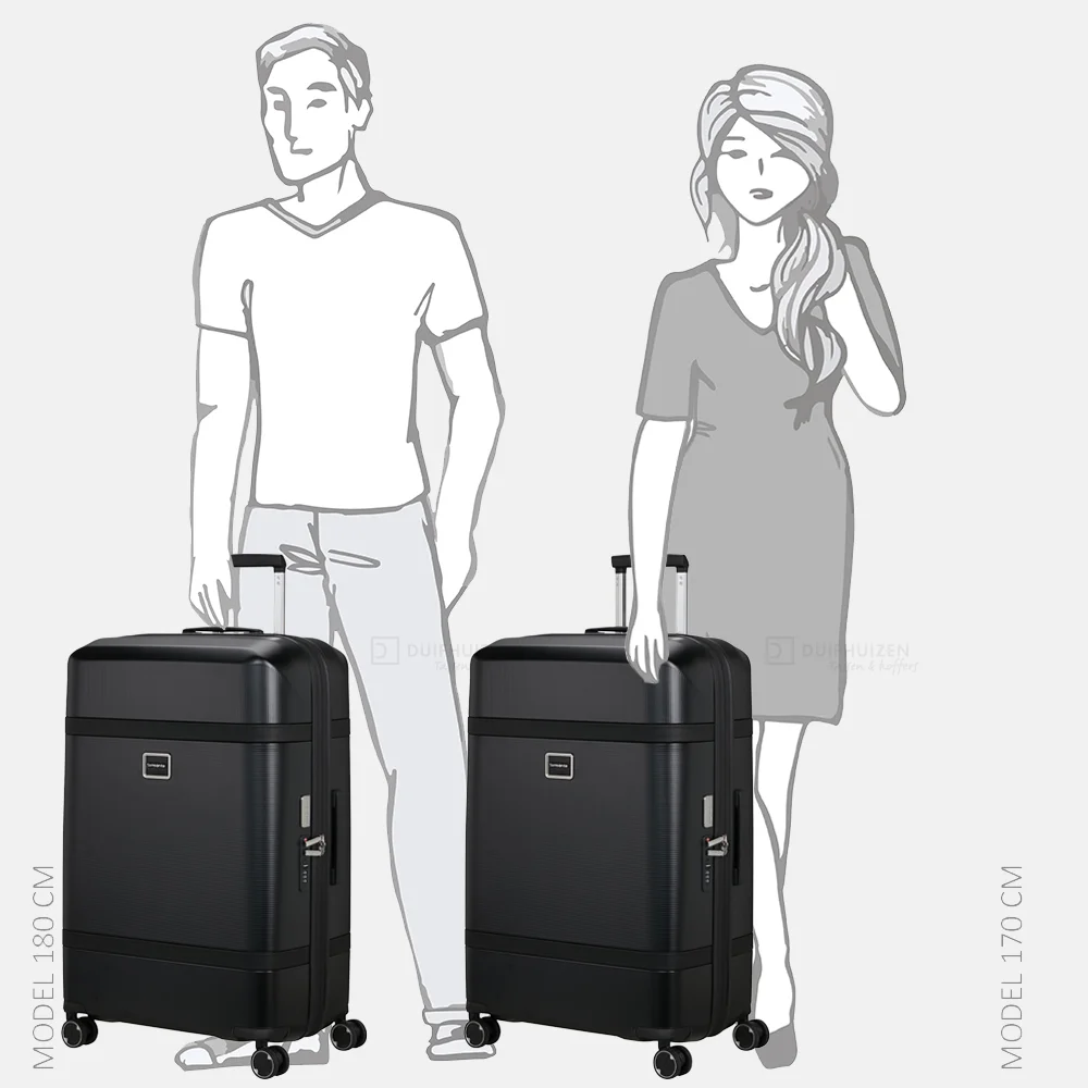 Samsonite Image Spinner reiskoffer expendable 75 cm black bij Duifhuizen