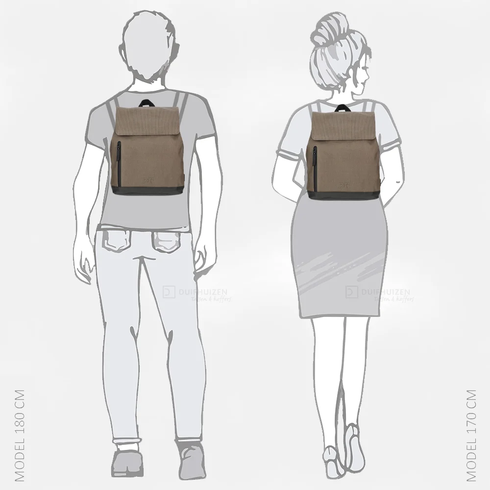 Daniel Ray Karratha rugzak S taupe bij Duifhuizen