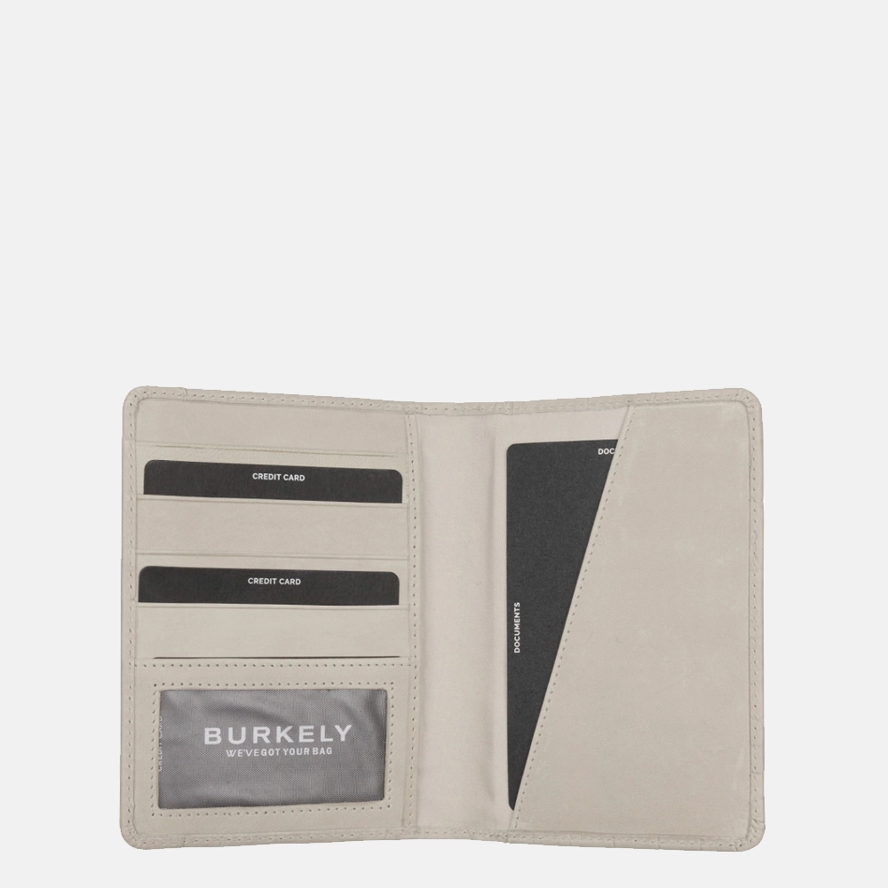 Burkely Casual Cayla Croco paspoorthoes off white bij Duifhuizen