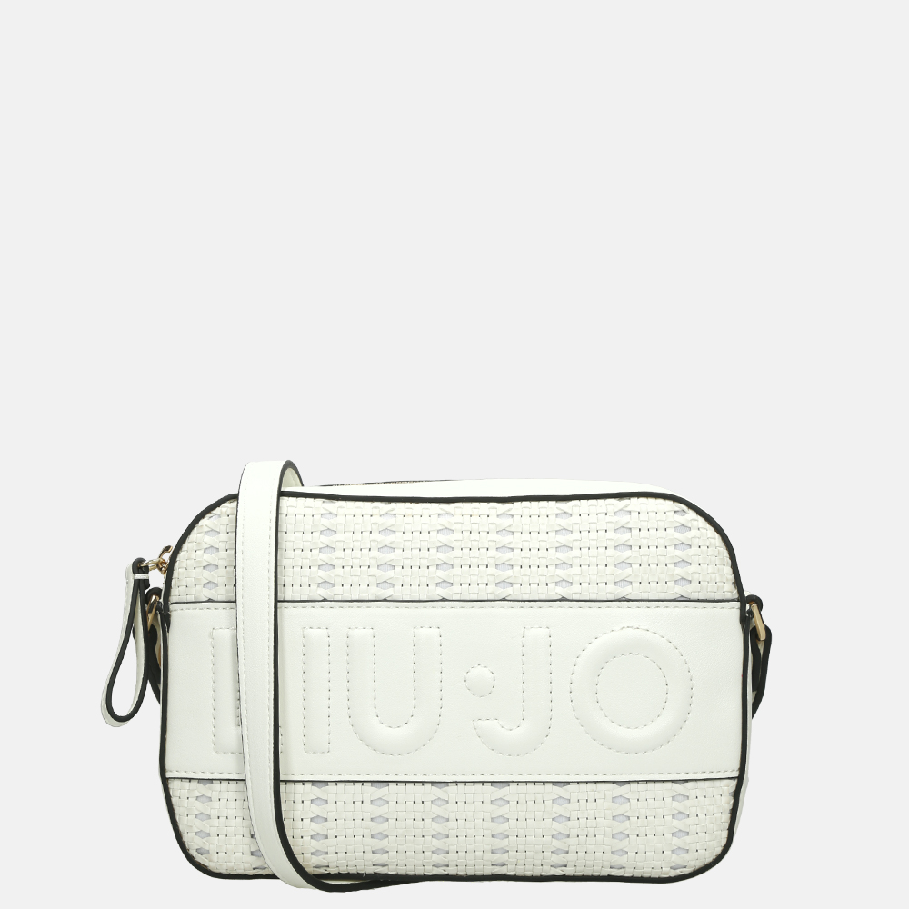 Liu Jo Lucente crossbody tas off white bij Duifhuizen