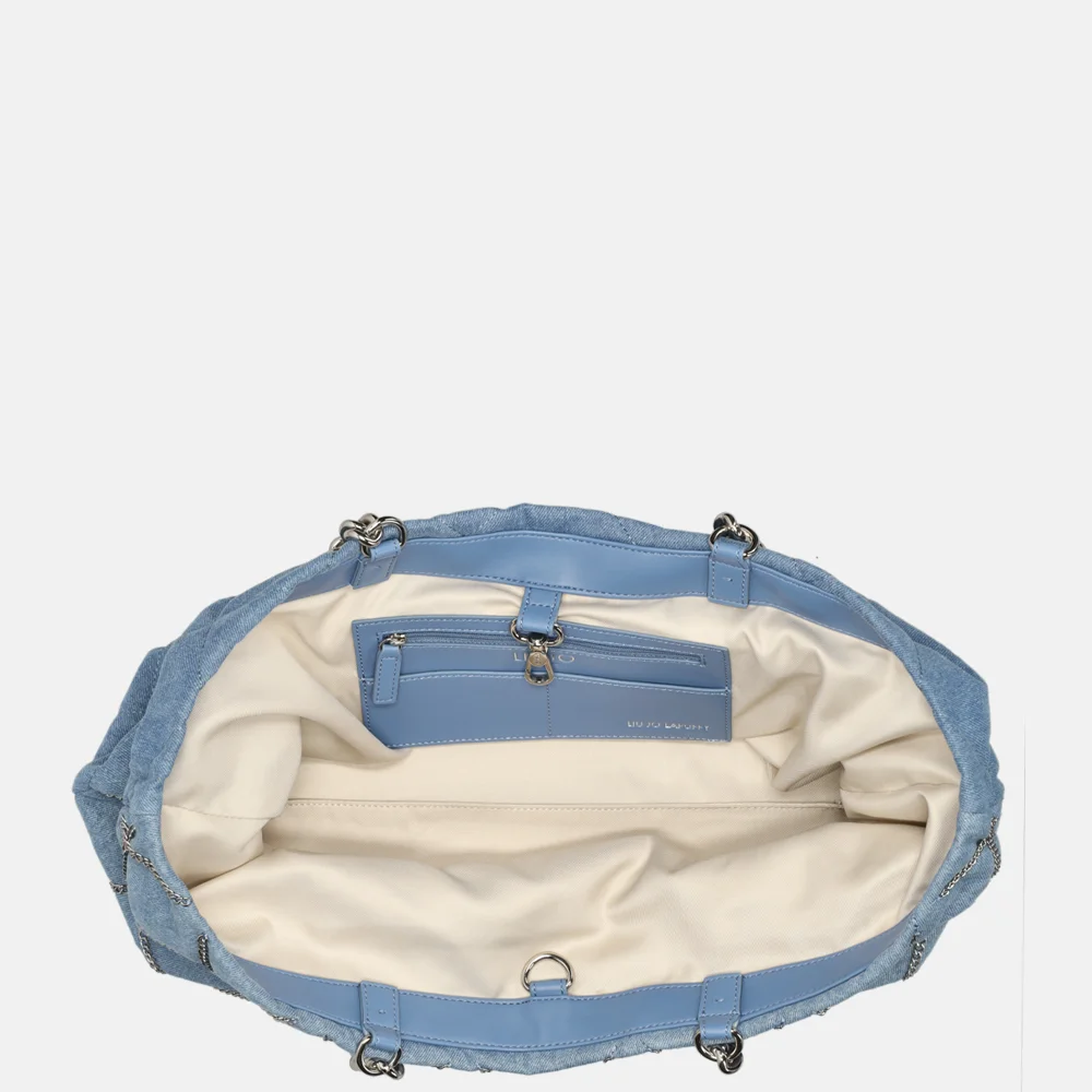 Liu Jo shopper L light denim bij Duifhuizen