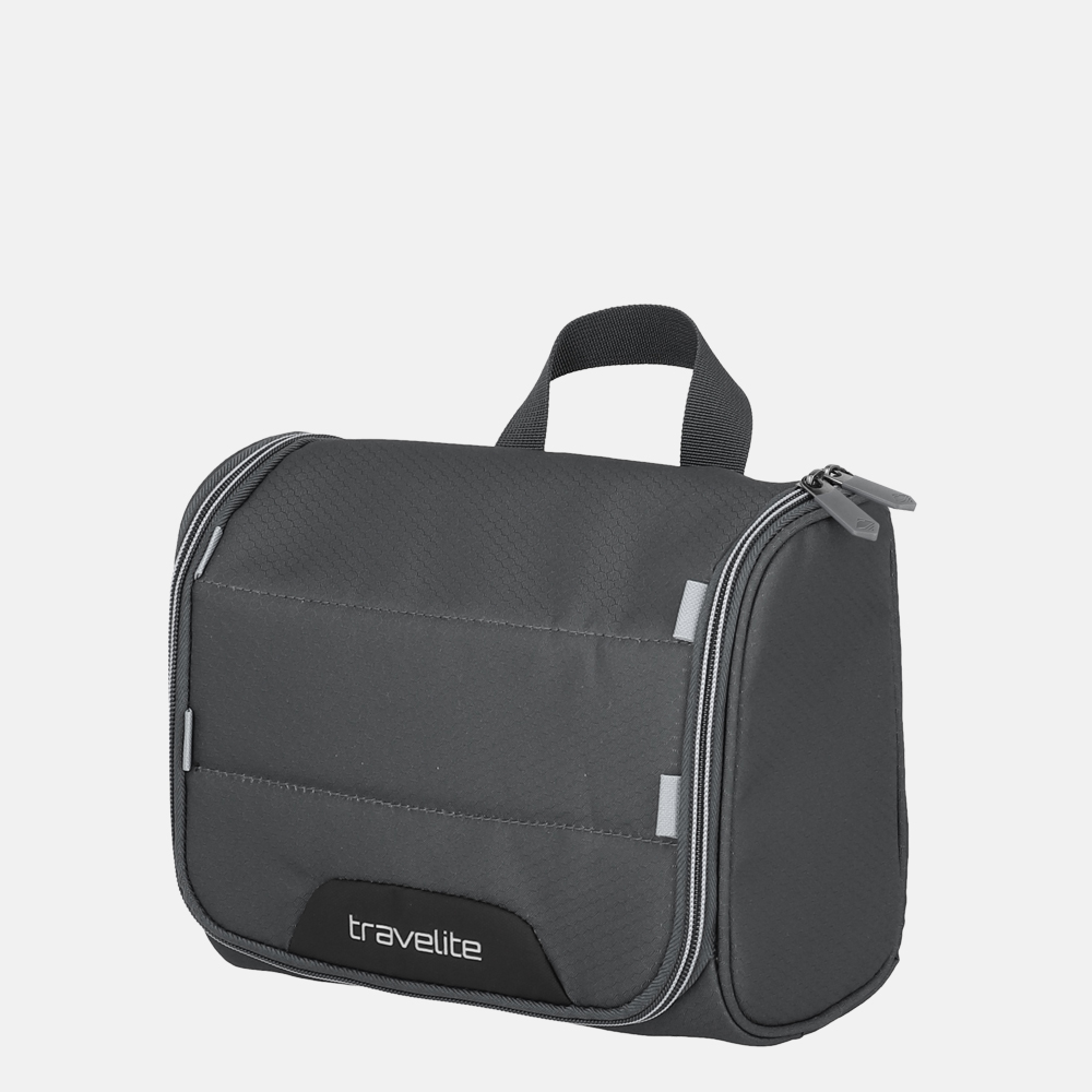 Travelite Skaii toilettas anthracite bij Duifhuizen