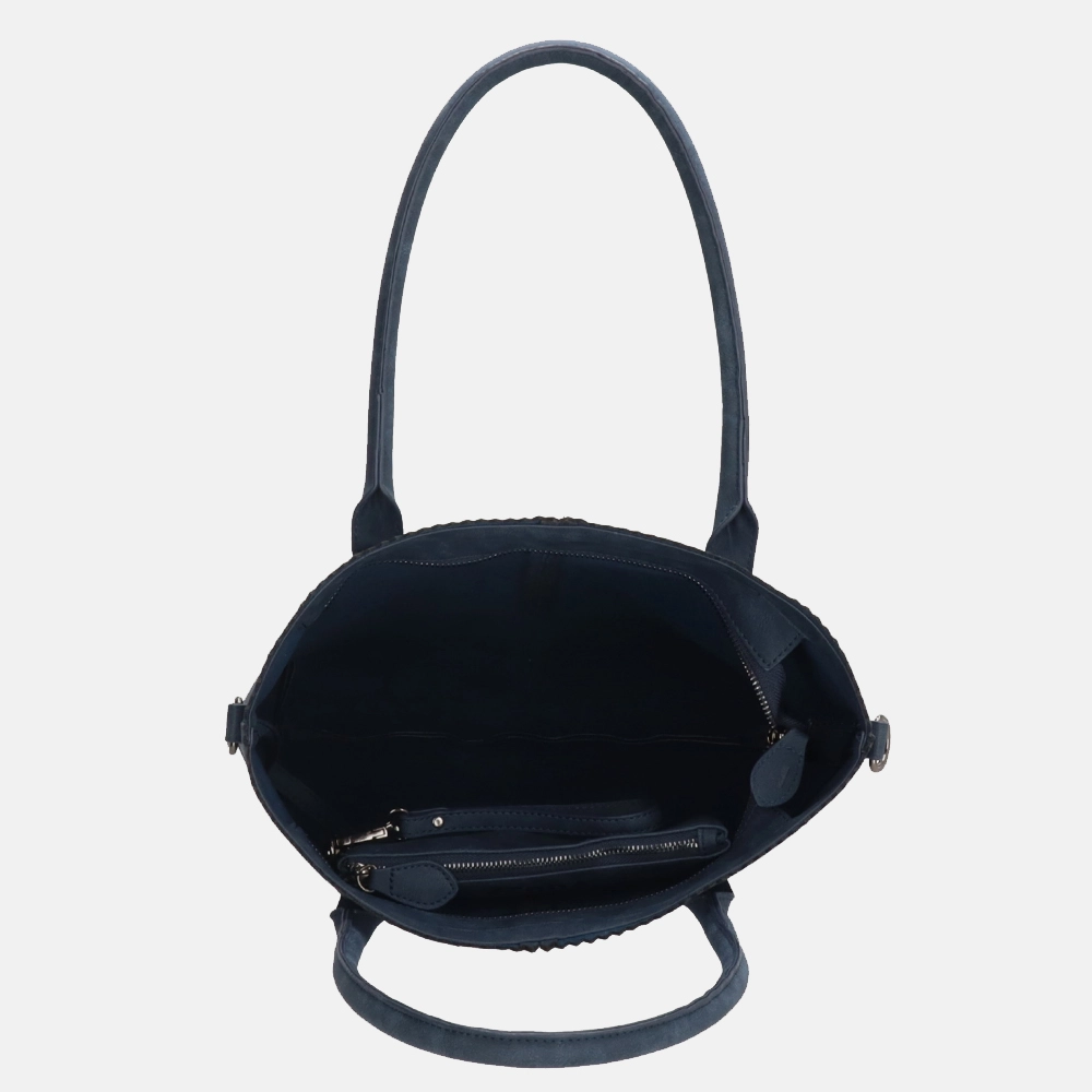 Zebra Trends shopper jeansblauw bij Duifhuizen