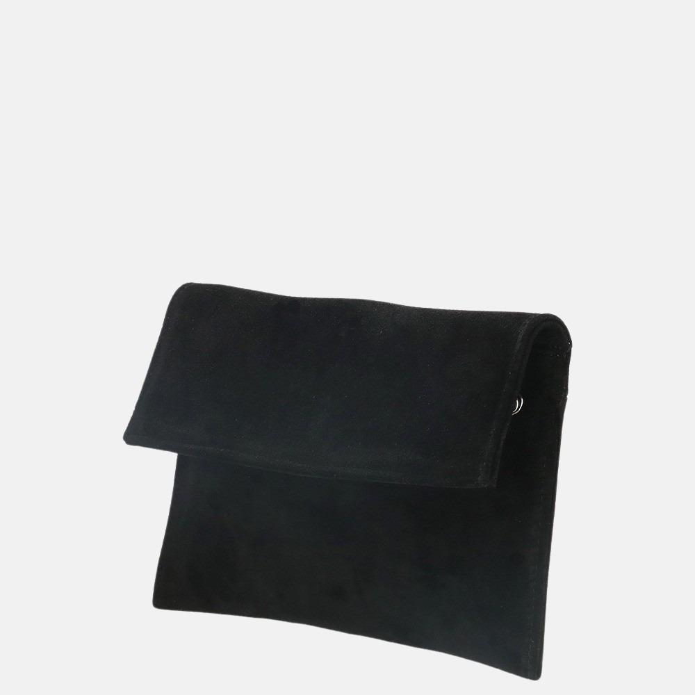 Charm London Leather Elisa clutch black bij Duifhuizen