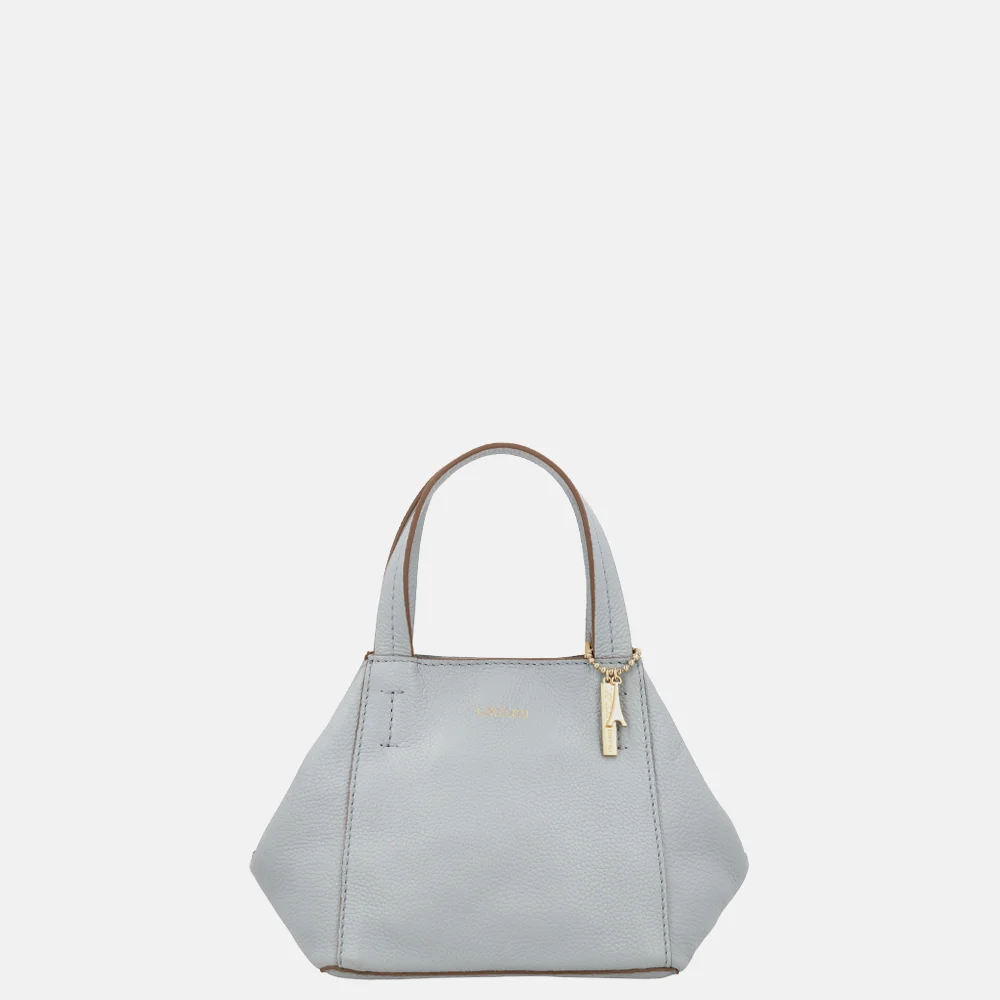 Loulou Essentiels Elodie handtas blue aura bij Duifhuizen
