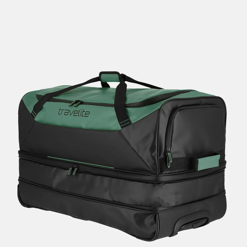 Travelite Basics reistas op wielen 70 cm green bij Duifhuizen