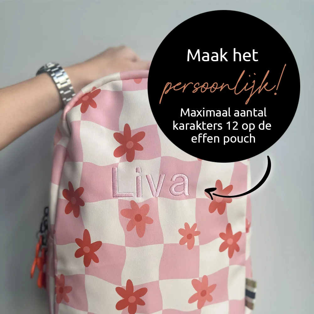 Zebra Trends kinderrugzak bloemen print bij Duifhuizen