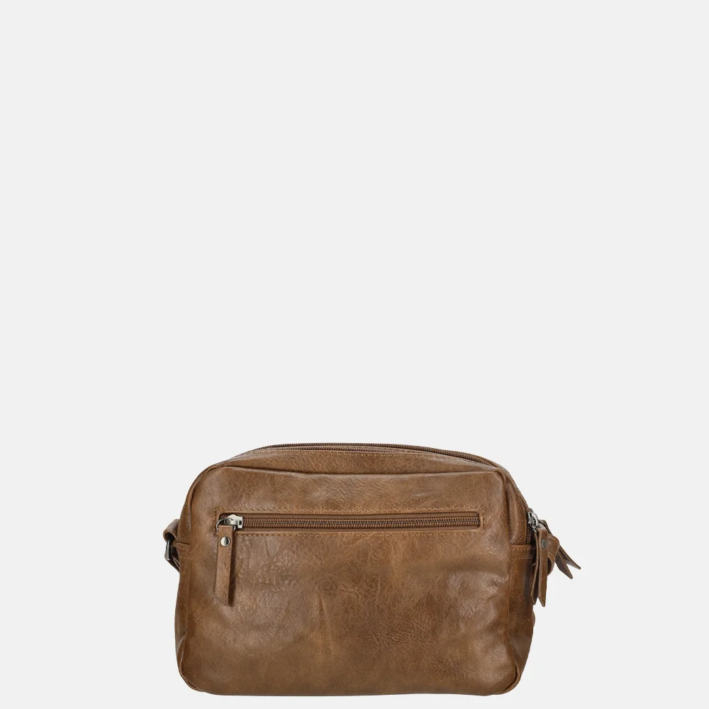 Enrico Benetti Julia crossbody tas camel bij Duifhuizen