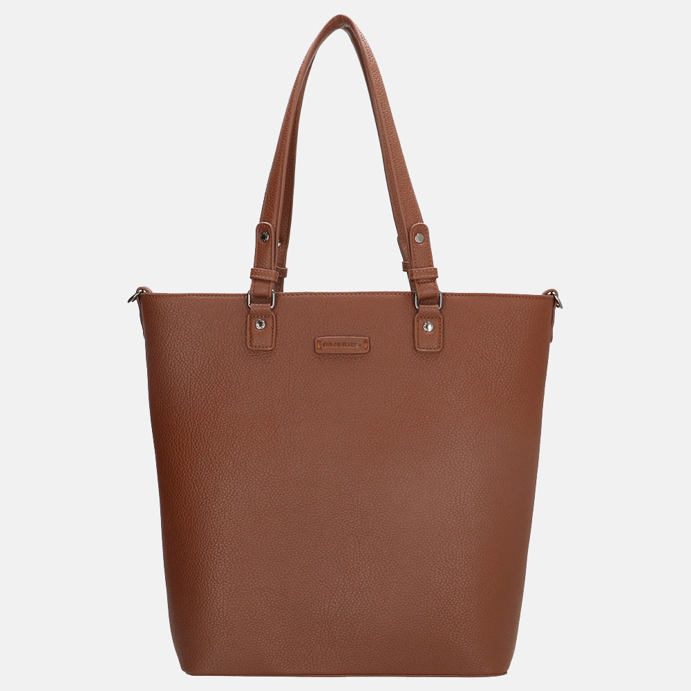 Enrico Benetti Audrey shopper 15 inch cognac bij Duifhuizen