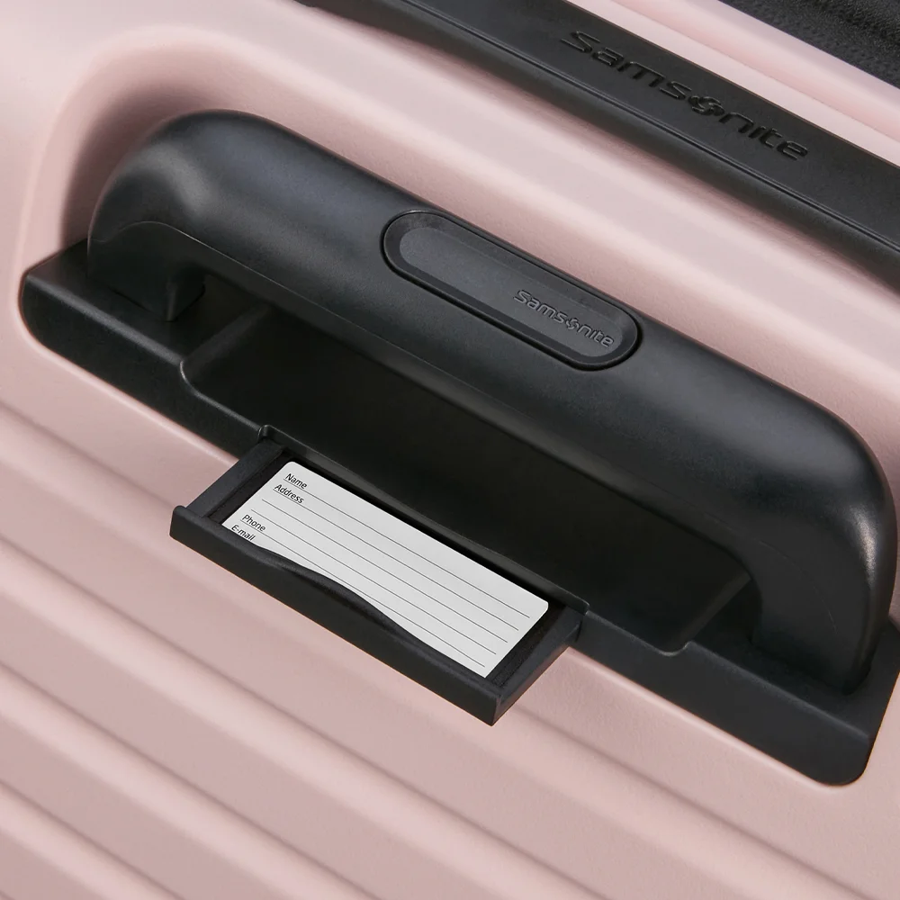Samsonite Restackd reiskoffer 75 cm uitbreidbaar rose bij Duifhuizen