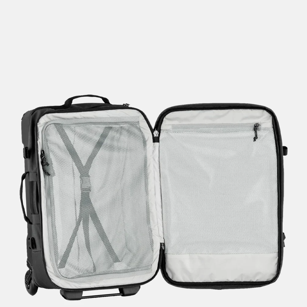 Fjallraven Farden reistas op wielen 35 liter coal black bij Duifhuizen