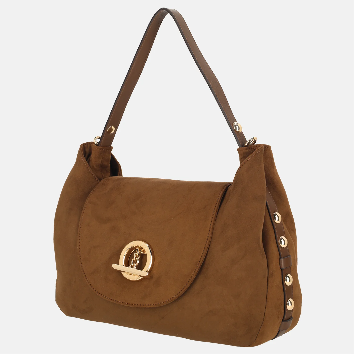Liu Jo Gerona handtas top handle M tabacco bij Duifhuizen