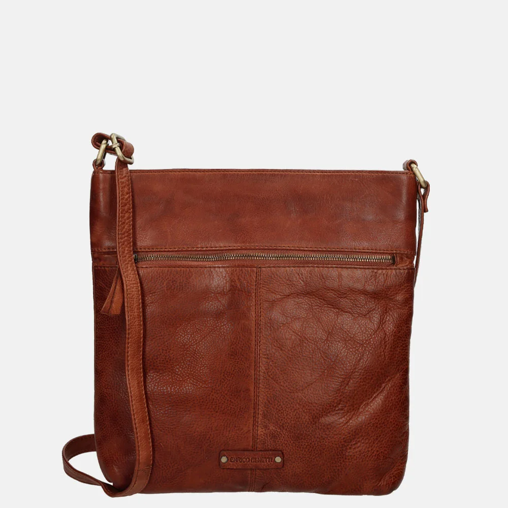 Enrico Benetti crossbody tas cognac