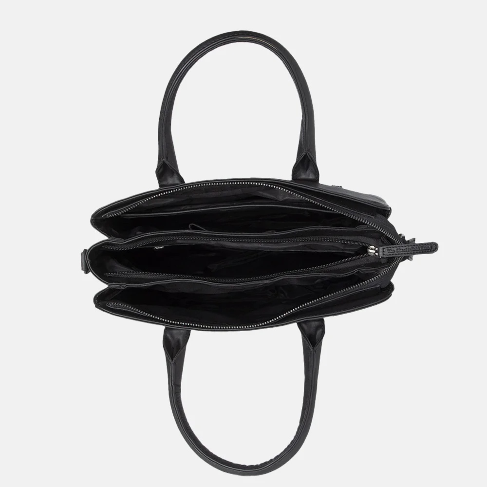 Chesterfield Valmonte handtas black bij Duifhuizen