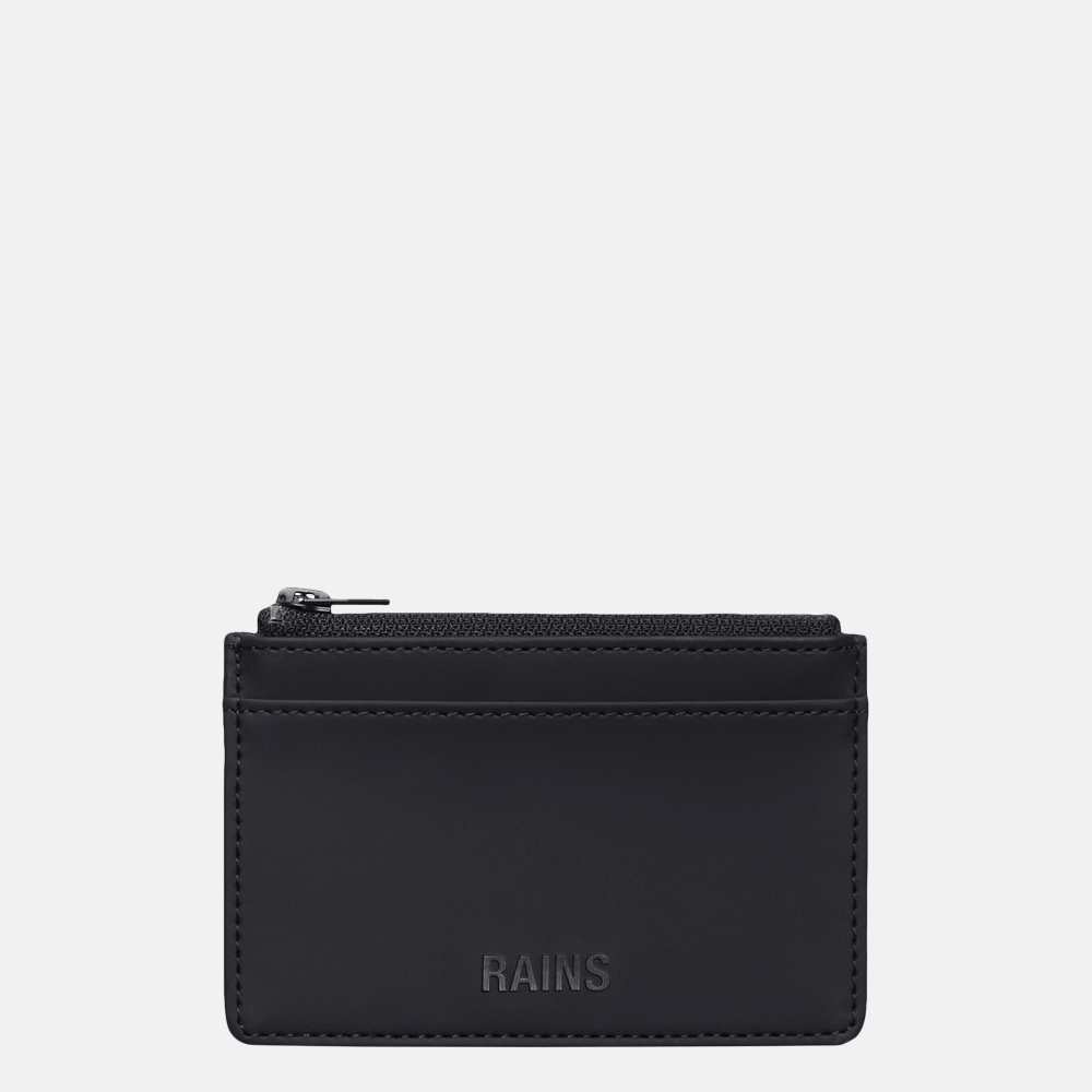 Rains zip wallet ritsportemonnee black