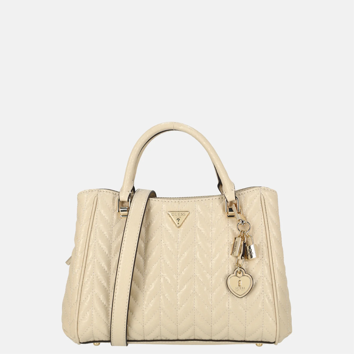 Guess Stacey girlfriend handtas light beige