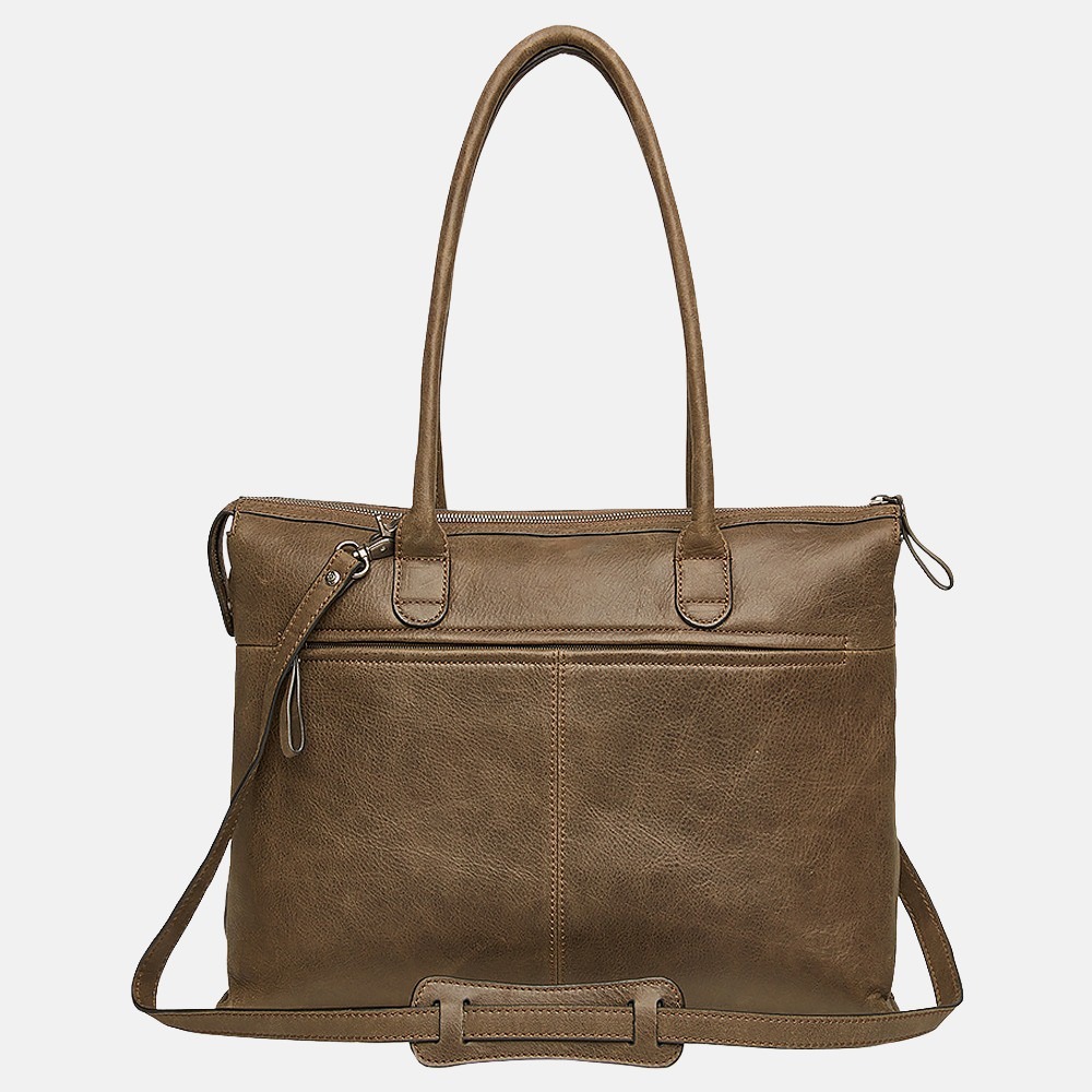 Castelijn & Beerens Carisma laptoptas 15.6 inch green bij Duifhuizen