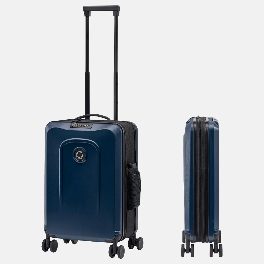 Senz Foldaway handbagage koffer opvouwbaar 55 cm midnight blue bij Duifhuizen