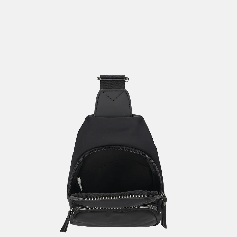Enrico Benetti Caroline crossbody 2rits zwart bij Duifhuizen
