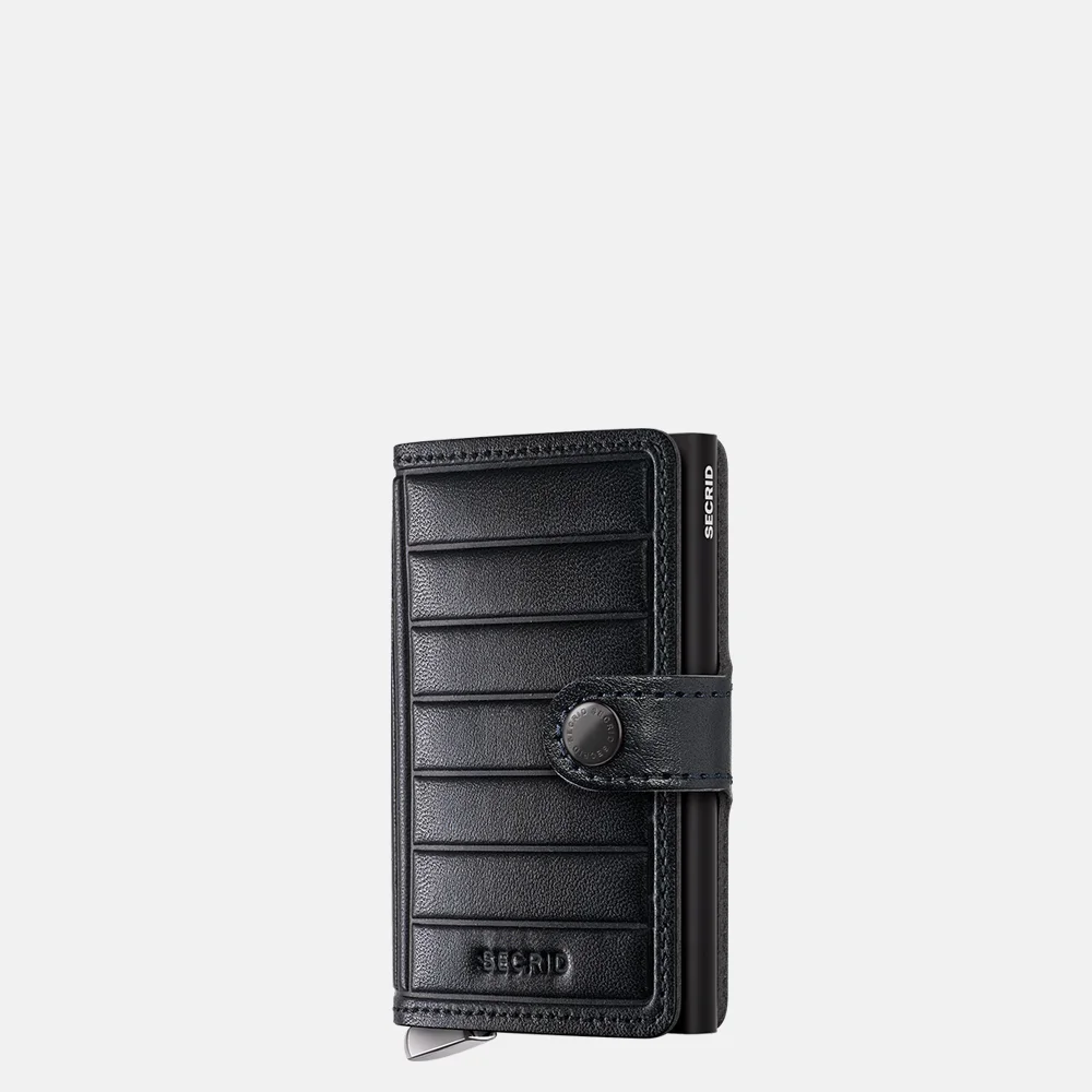 Secrid Premium Miniwallet Emboss Lines pasjeshouder black