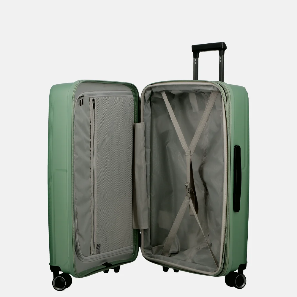 Jump Oskol reiskoffer 67 cm expandable vert bij Duifhuizen