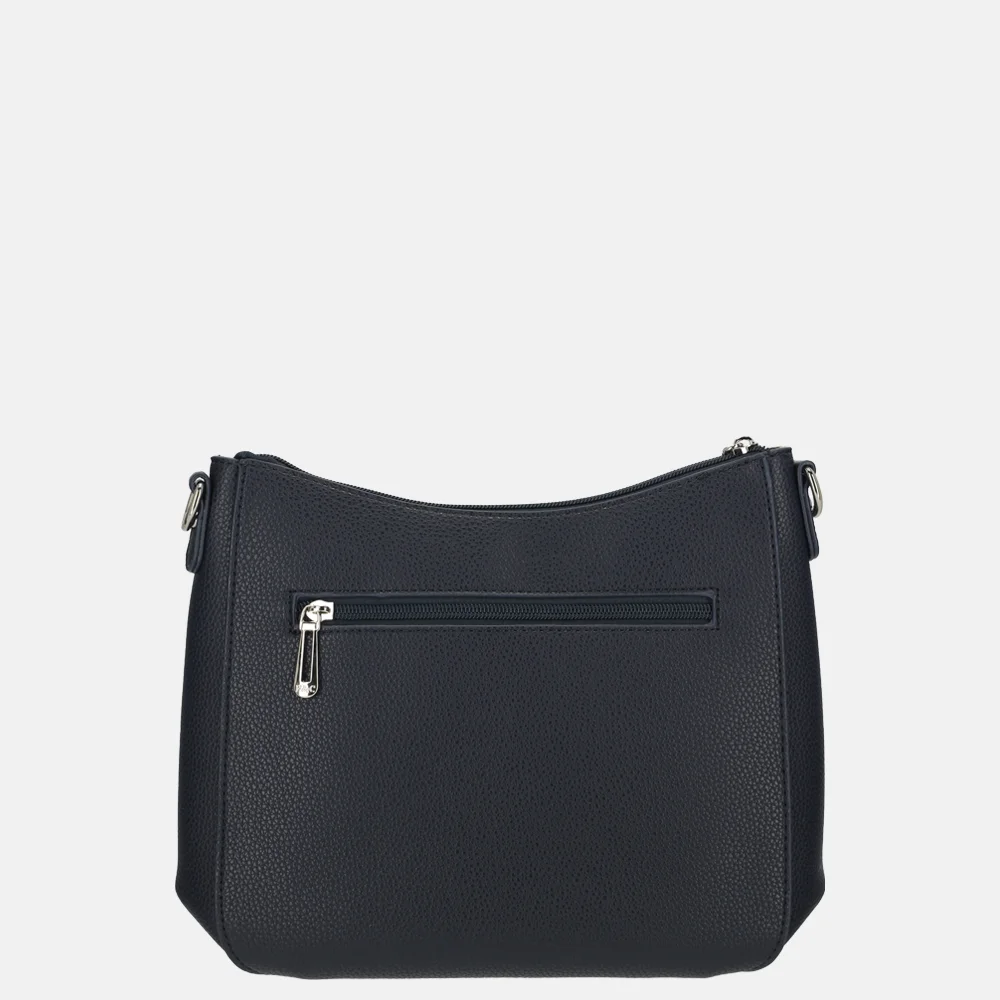 Flora & Co crossbody tas navy bij Duifhuizen