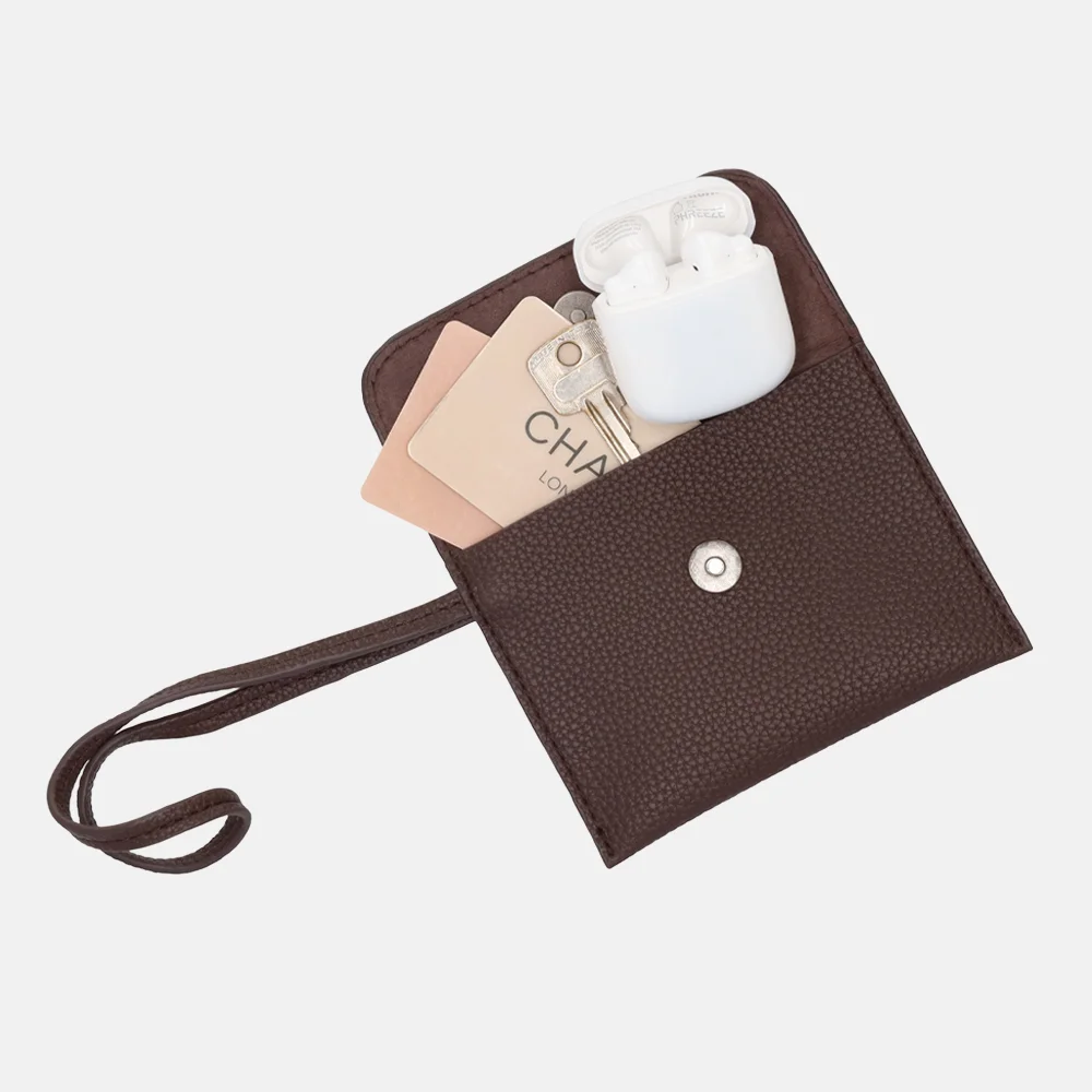 Charm London laptoptas 15 inch donkerbruin bij Duifhuizen