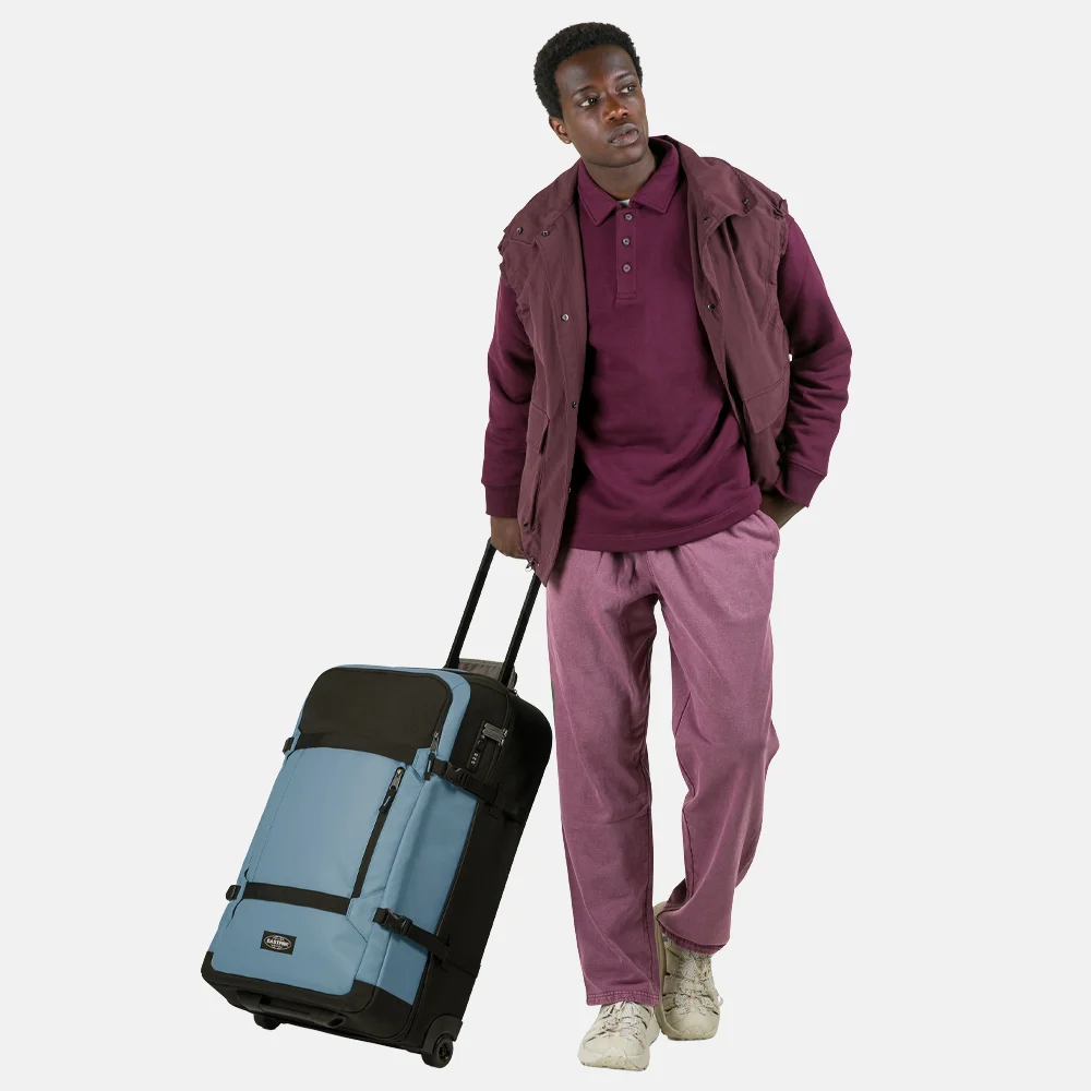 Eastpak Transit'r Pro M reistas op wielen 71 cm blue coated bij Duifhuizen