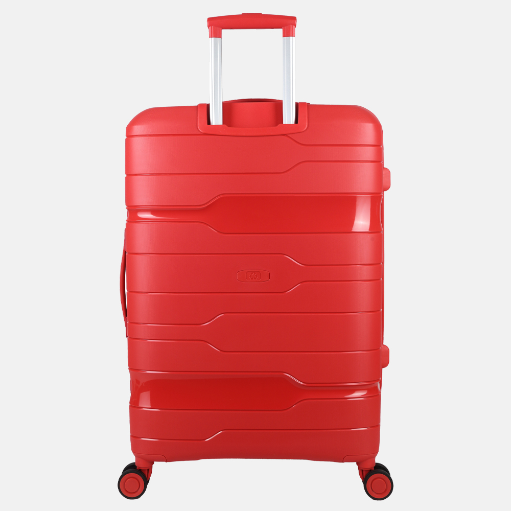 Decent One-City koffer 76 cm rood bij Duifhuizen
