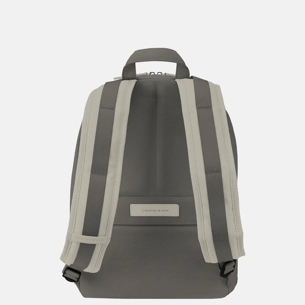 Kapten & Son Aalborg rugzak 14 inch muted mocha bij Duifhuizen